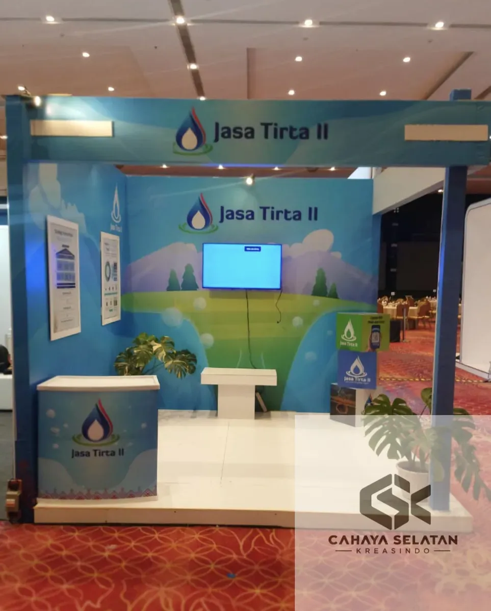Booth Pameran Jasa Tirta II di Pameran KIP 2025 — Hotel Bidakara, Jakarta