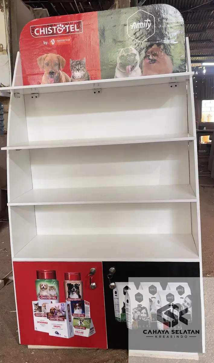 Rak Display Chistotel — Detail Produksi