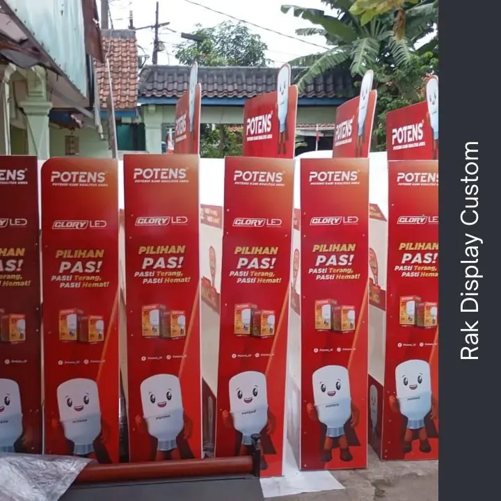 Standee Custom Potens Siap Kirim ke Tangerang